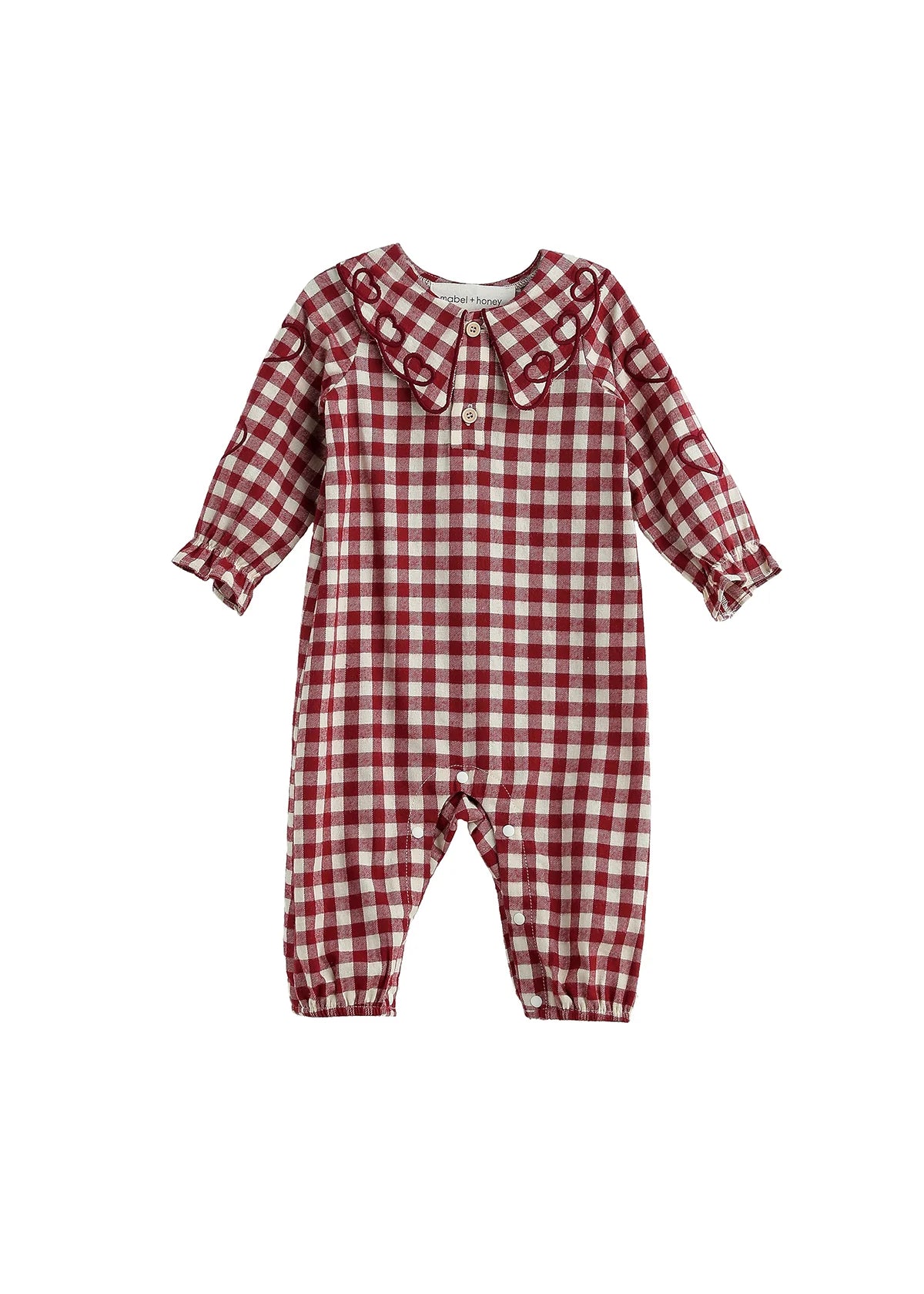 Valentina Gingham Romper