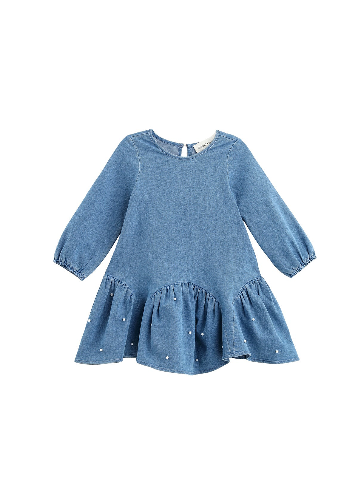 Denim Doll Long Sleeve Dress