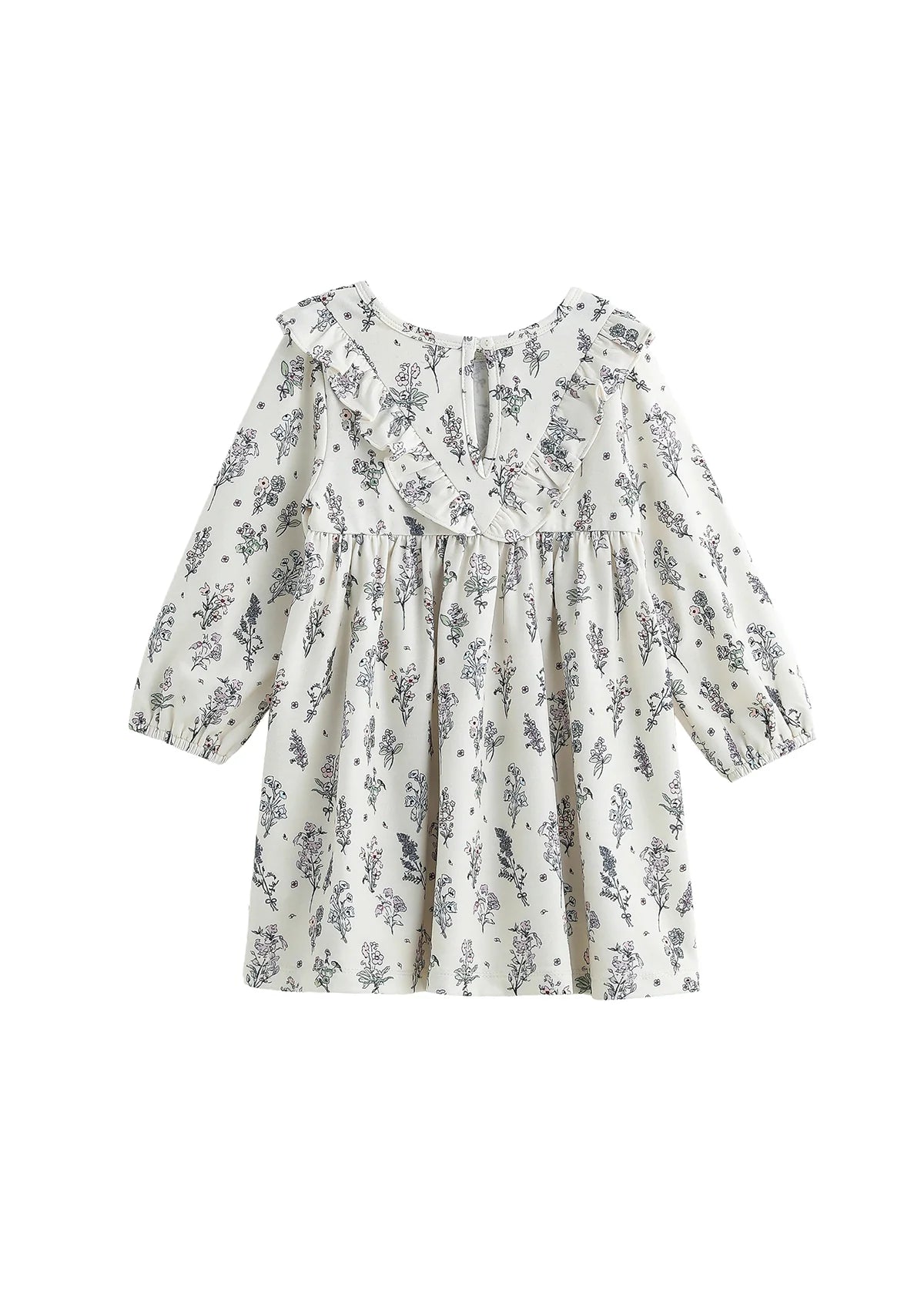 Gracie Long Sleeve Floral Ruffle Dress