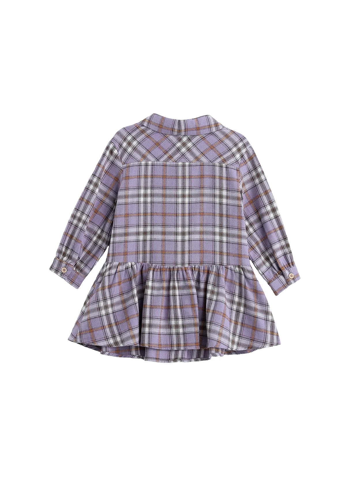 Char Long Sleeve Plaid Dress