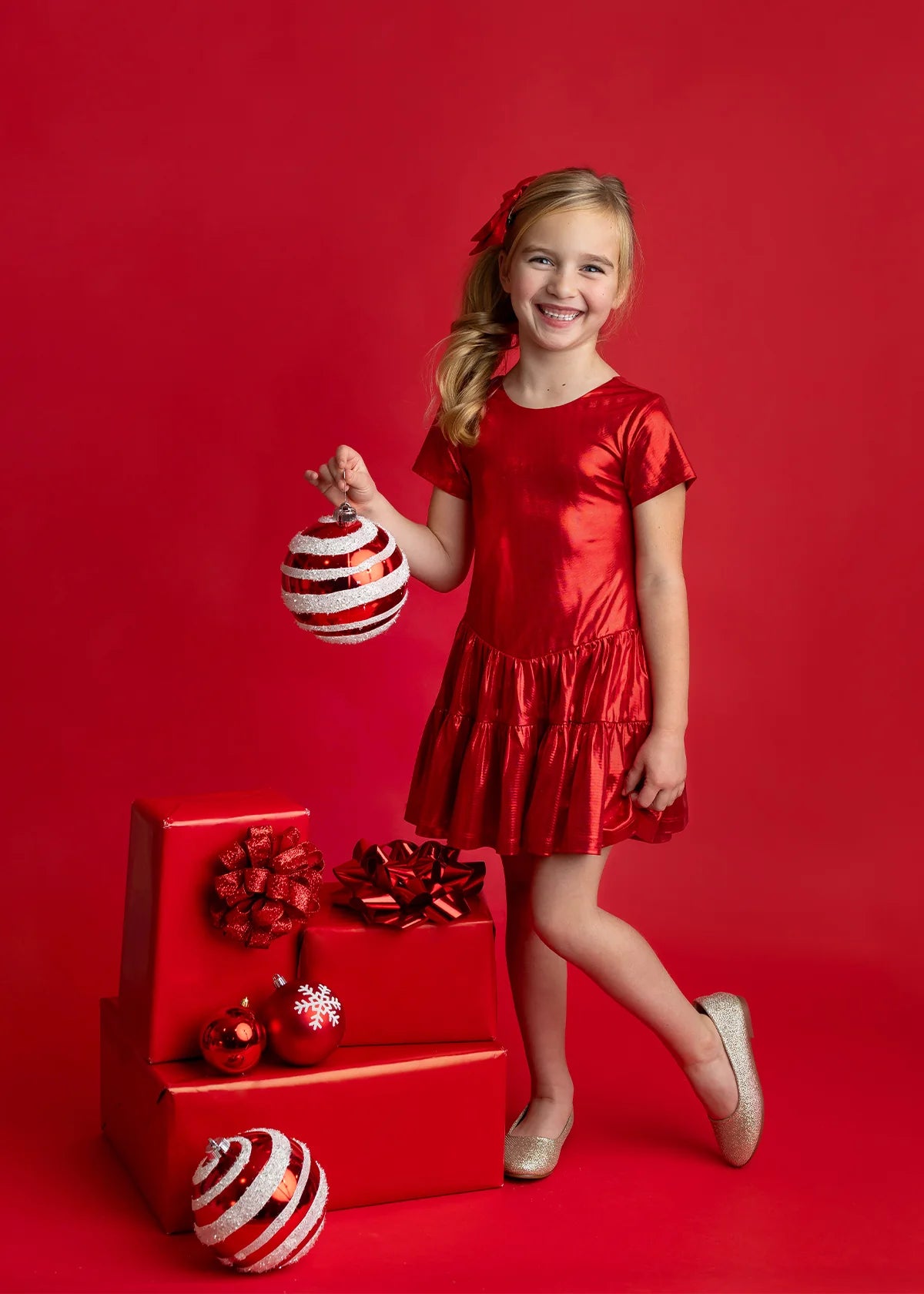 Razzle Dazzle Metallic Dress