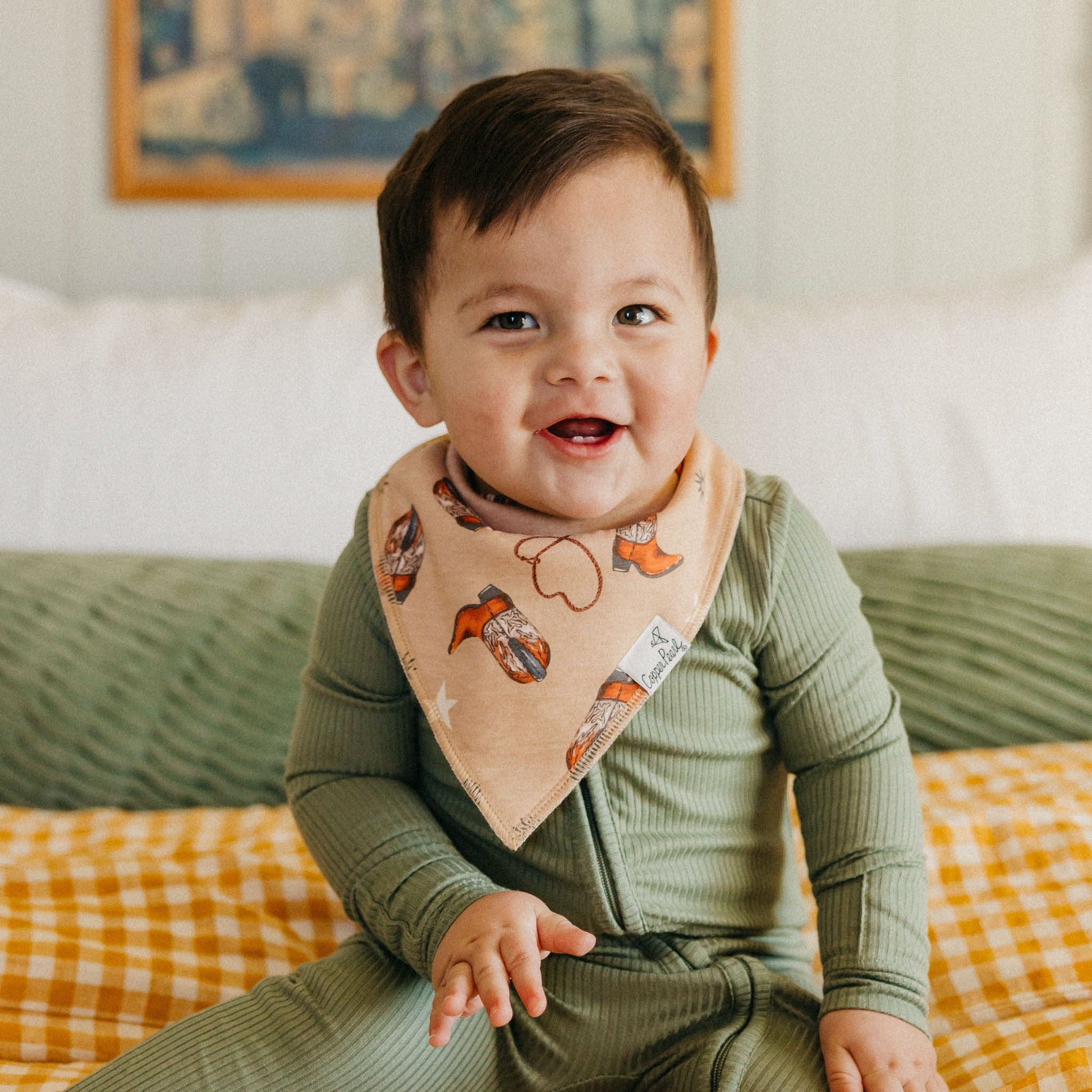 Boone 4 Pack Bandana Bibs - Doodlebug's Children's Boutique