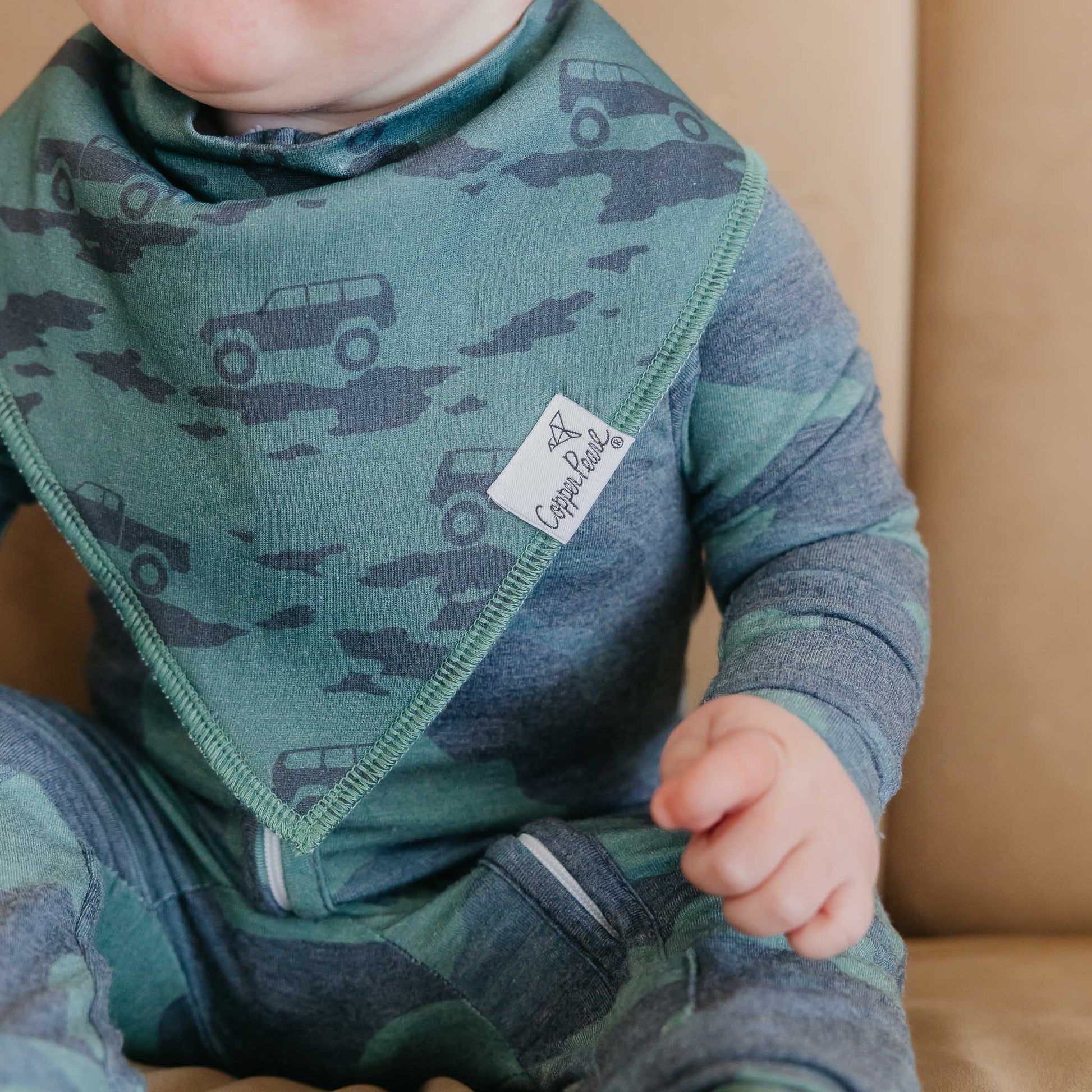 Hunter 4 Pack Bandana Bibs - Doodlebug's Children's Boutique