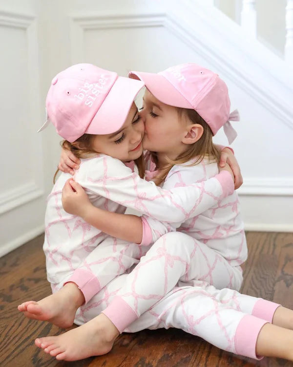 Big Sister Bow Baseball Hat  - Doodlebug's Children's Boutique