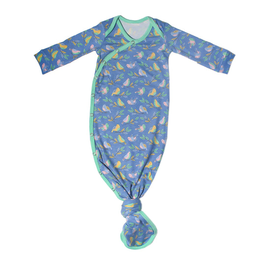 Birdie Knotted Gown  - Doodlebug's Children's Boutique