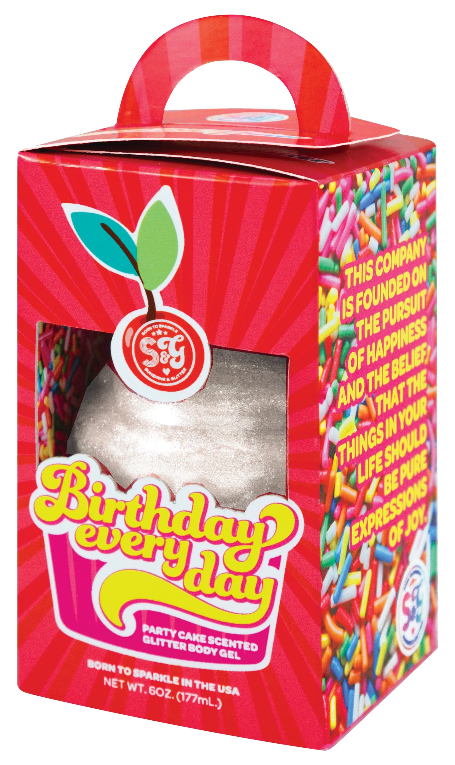 Birthday Everyday Glitter Body Gel - Doodlebug's Children's Boutique