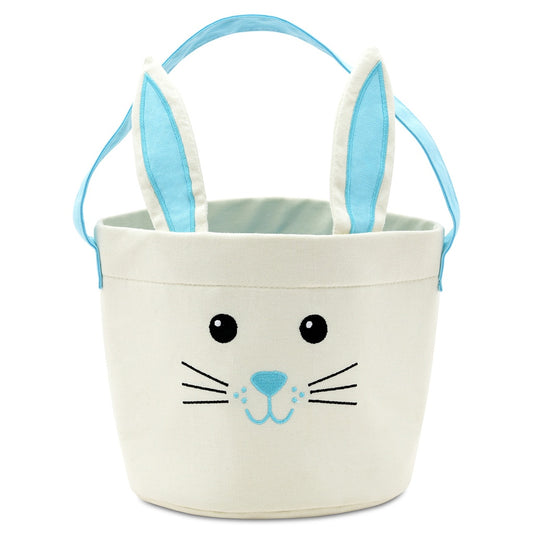 Blue Bunny Easter Basket  - Doodlebug's Children's Boutique