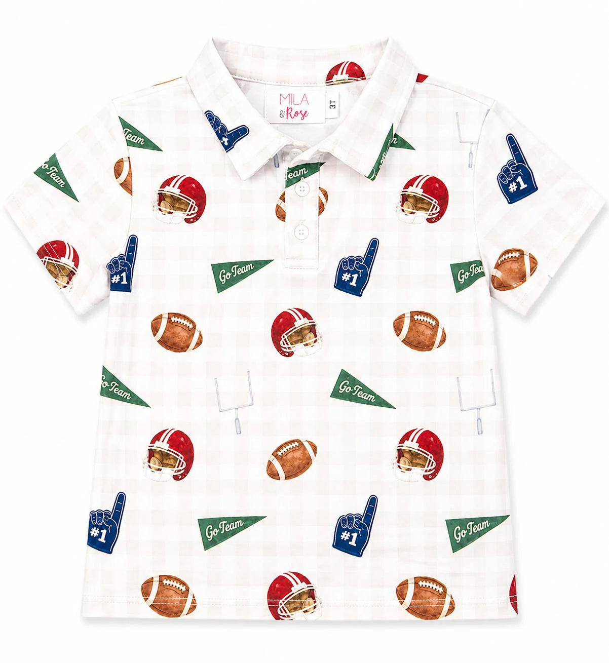 Friday Night Lights Polo - Doodlebug's Children's Boutique