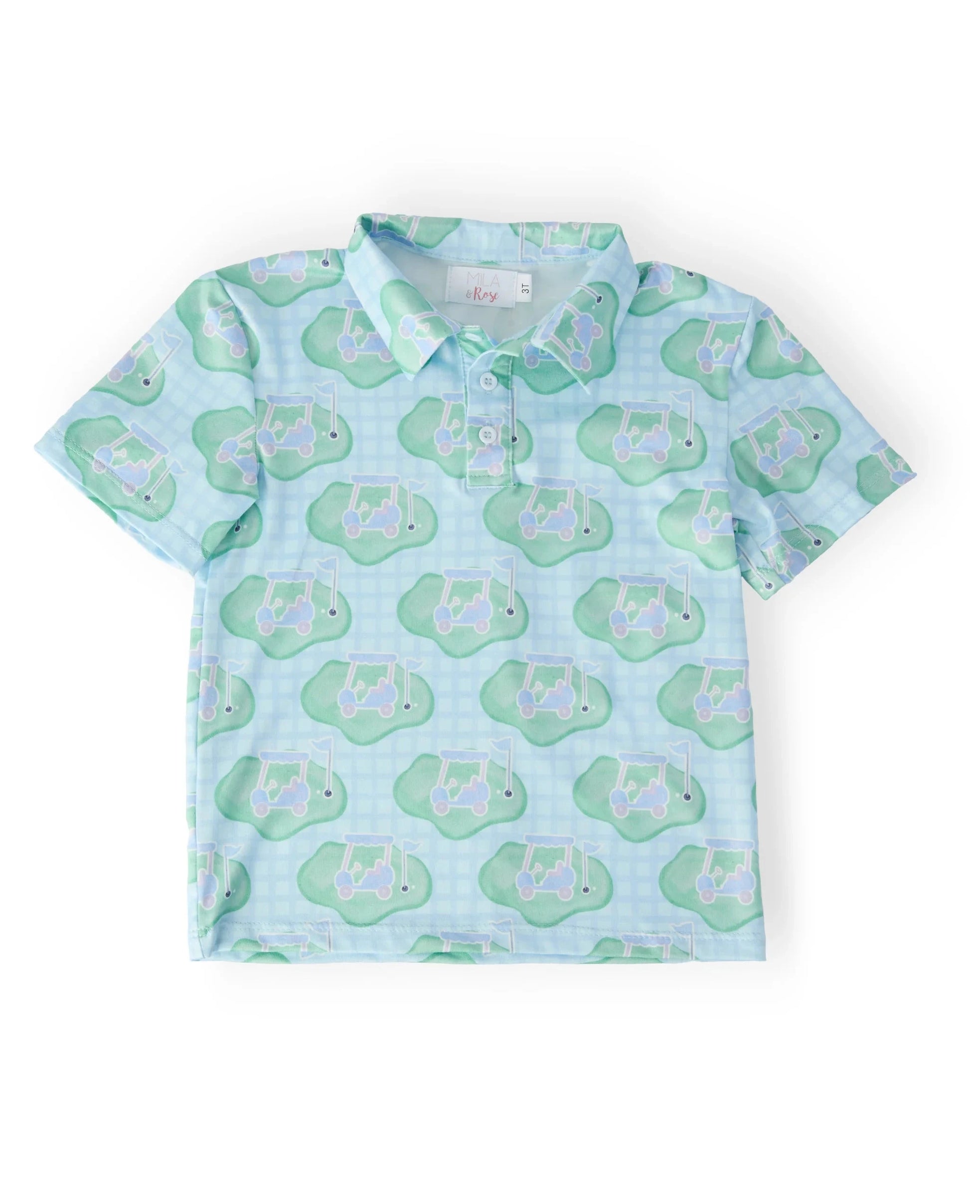 He's on the Green Polo - Doodlebug's Children's Boutique