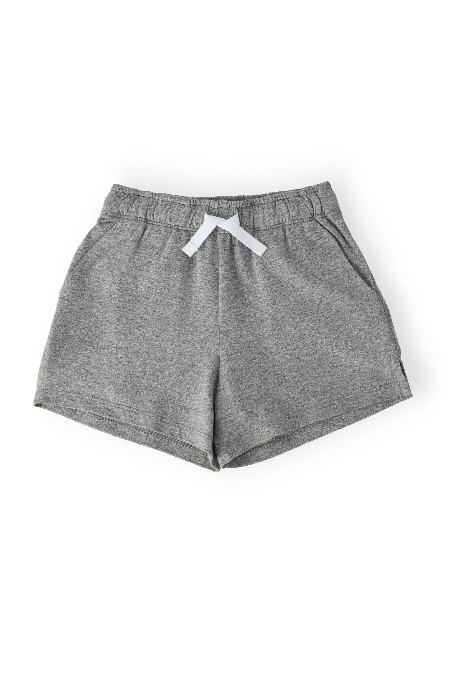 Heather Gray Play Shorts - Doodlebug's Children's Boutique