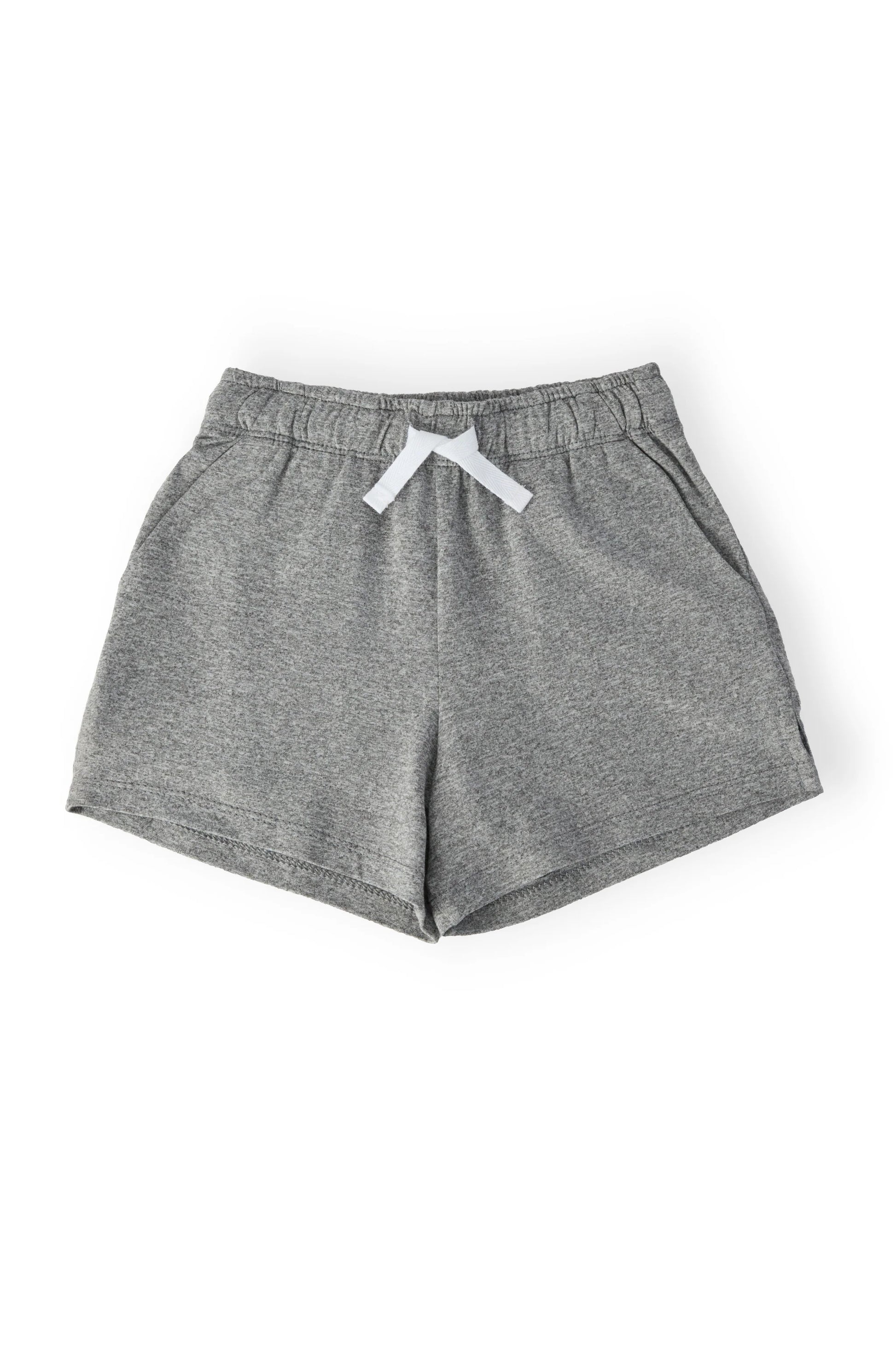 Heather Gray Play Shorts - Doodlebug's Children's Boutique