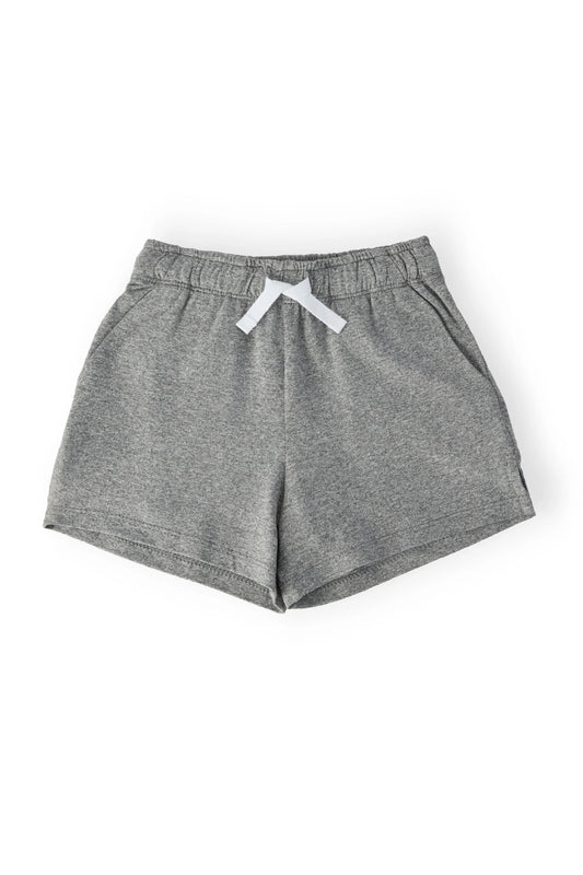 Heather Gray Play Shorts - Doodlebug's Children's Boutique