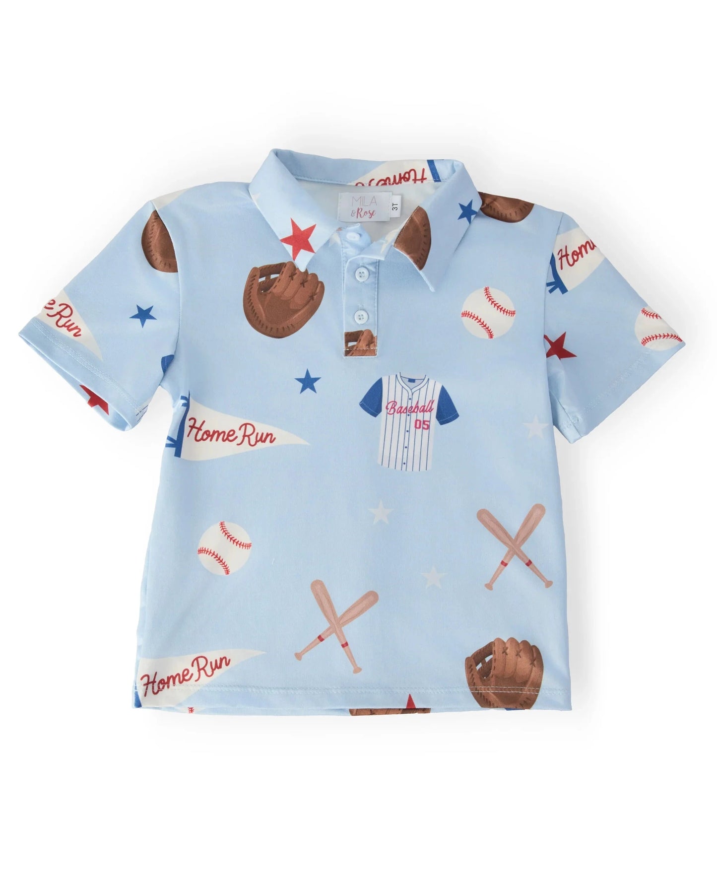 Home Run Polo - Doodlebug's Children's Boutique