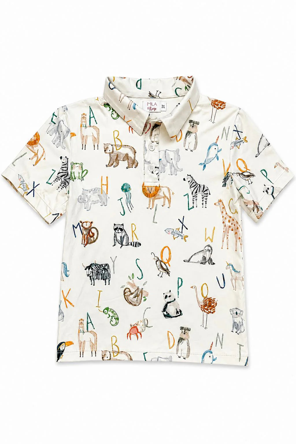 ABC Adventure Polo - Doodlebug's Children's Boutique