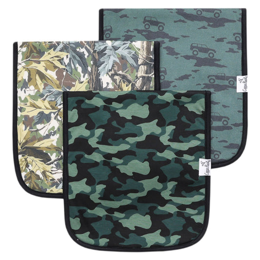 Hunter 3 Pack Burp Cloths - Doodlebug's Children's Boutique