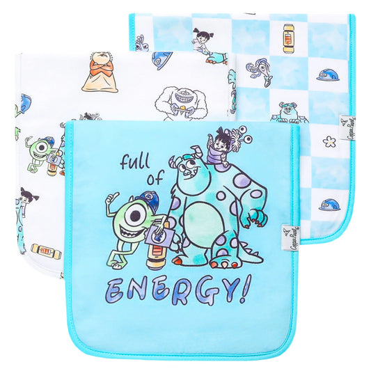 Monsters, Inc. Medley 3 Pack Burp Cloths - Doodlebug's Children's Boutique