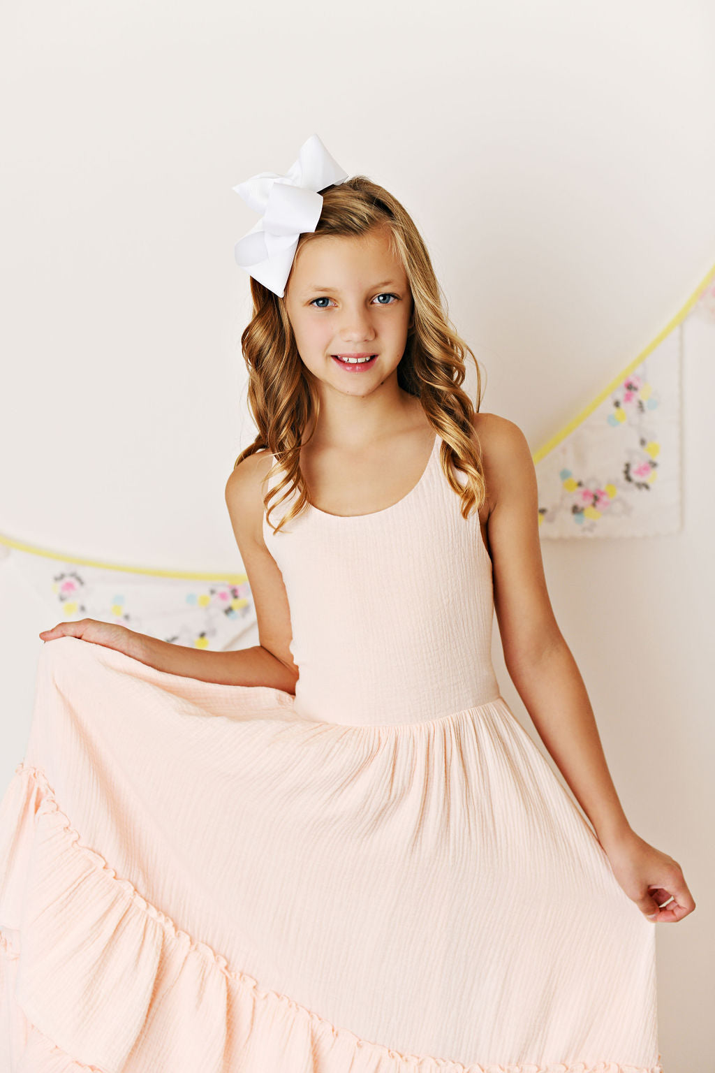 Pink Maxi Twirl Dress  - Doodlebug's Children's Boutique