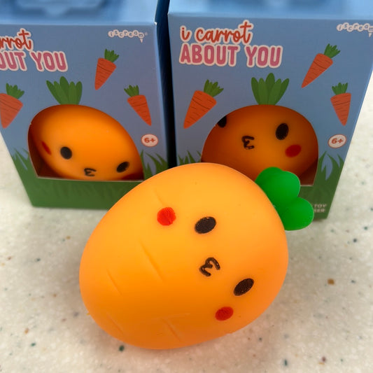 Carrot Squeeze Toy  - Doodlebug's Children's Boutique