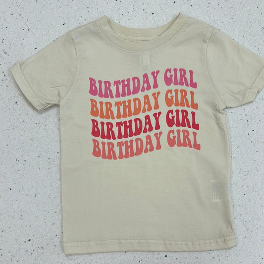 Birthday Girl Tee  - Doodlebug's Children's Boutique