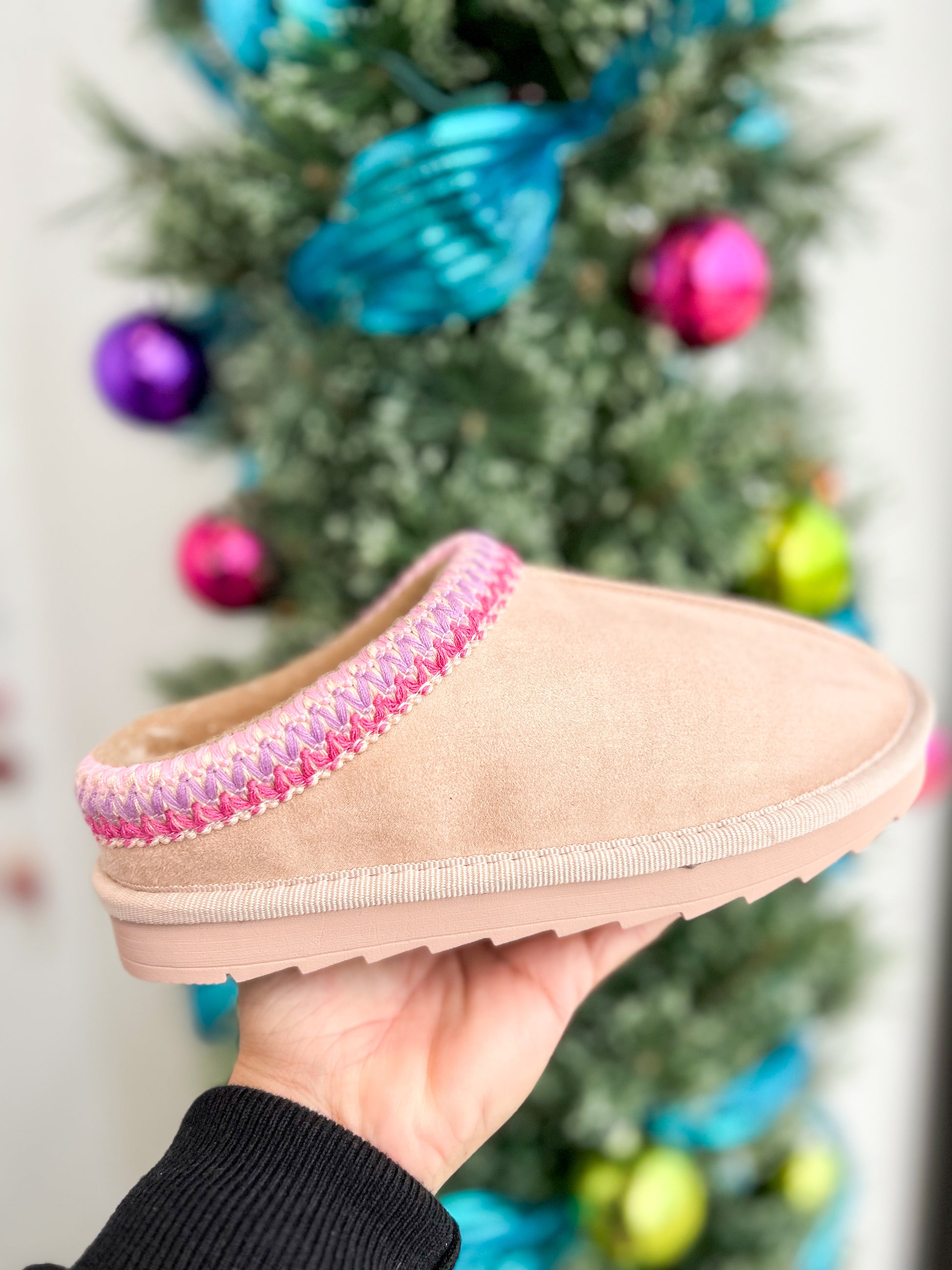 Downee Slipper in Blush - Doodlebug's Children's Boutique