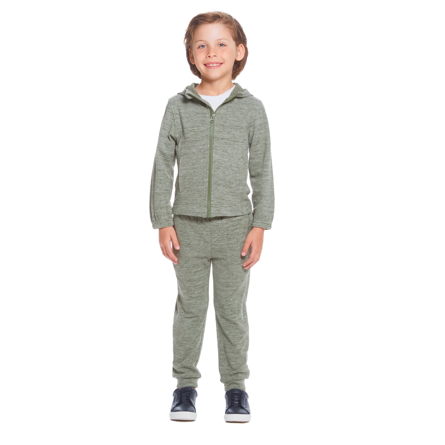 Ultra Soft Sweatshirt Set in Green  - Doodlebug's Children's Boutique