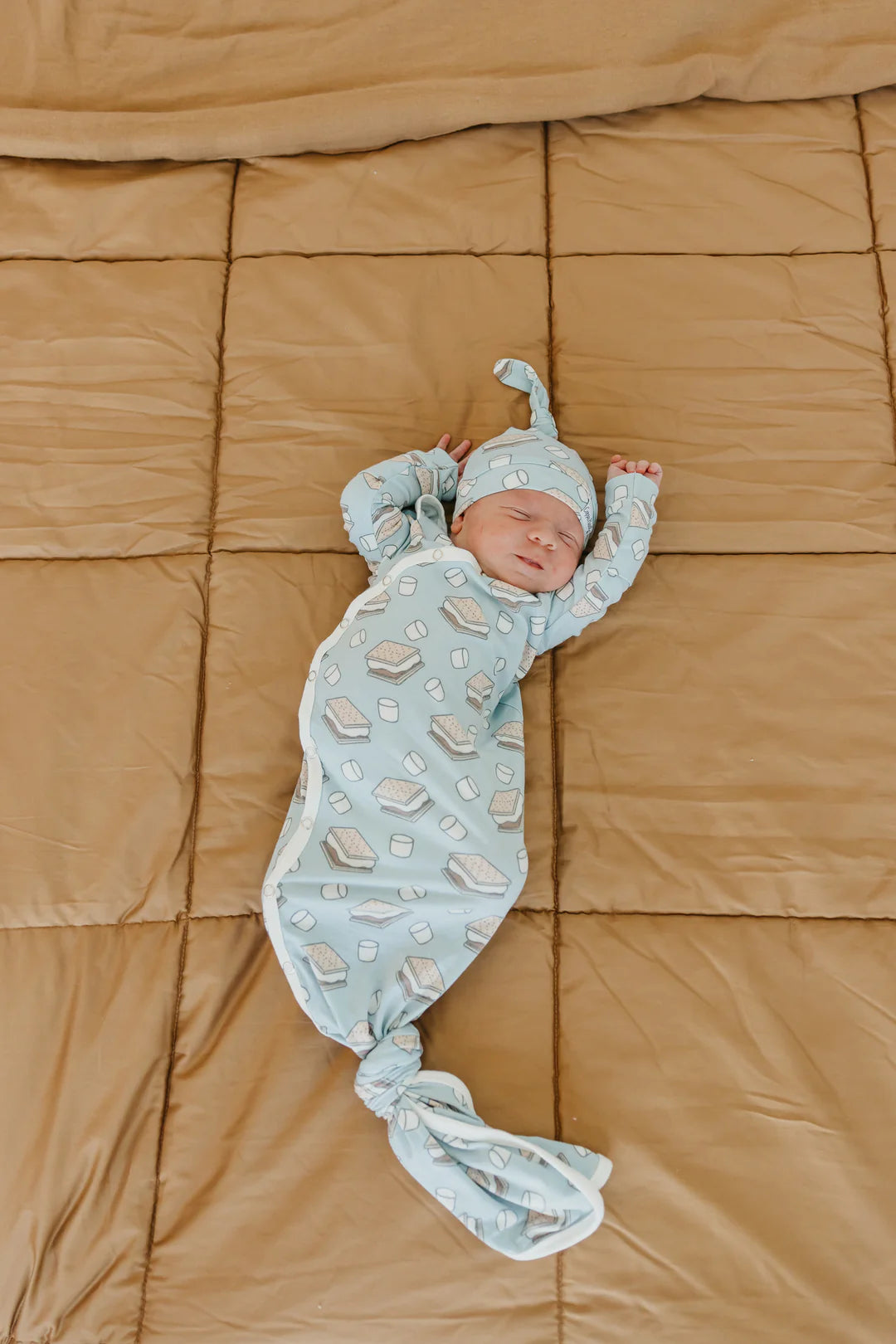 S'mores Knotted Gown  - Doodlebug's Children's Boutique