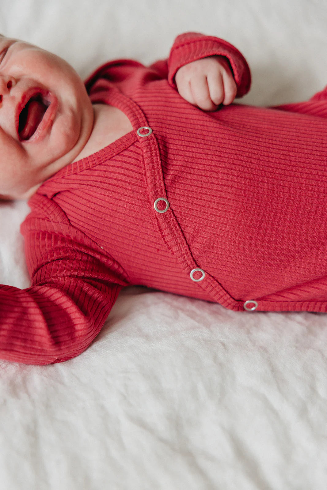 Berry Rib Knit Knotted Gown  - Doodlebug's Children's Boutique