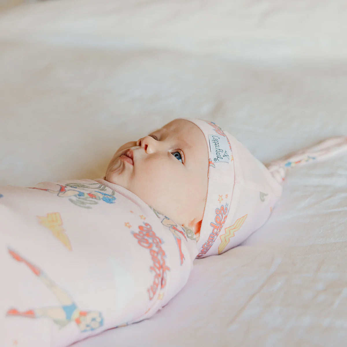 Wonder Woman Swaddle Blanket - Doodlebug's Children's Boutique