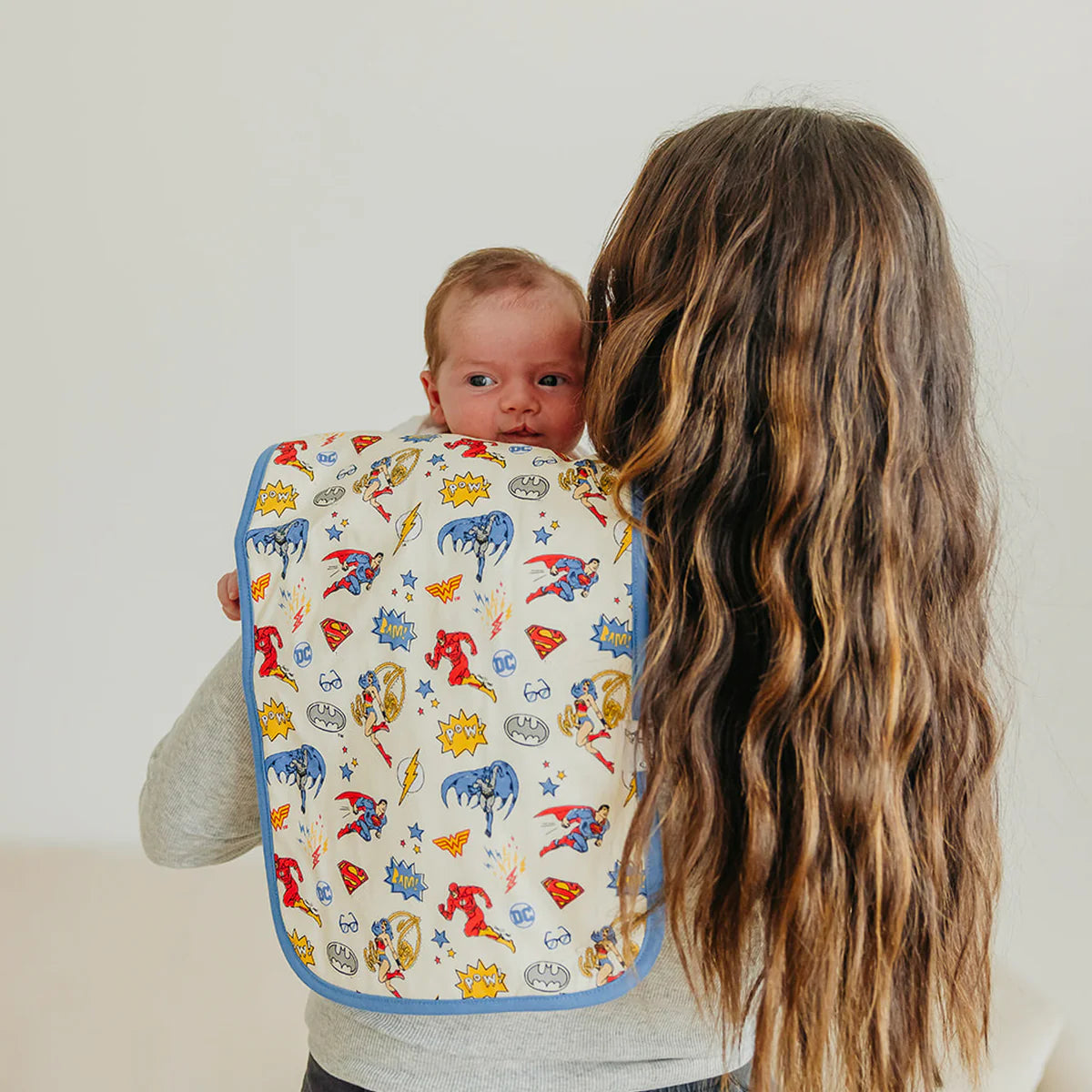 Justice League 3 Pack Burp Cloths - Doodlebug's Children's Boutique