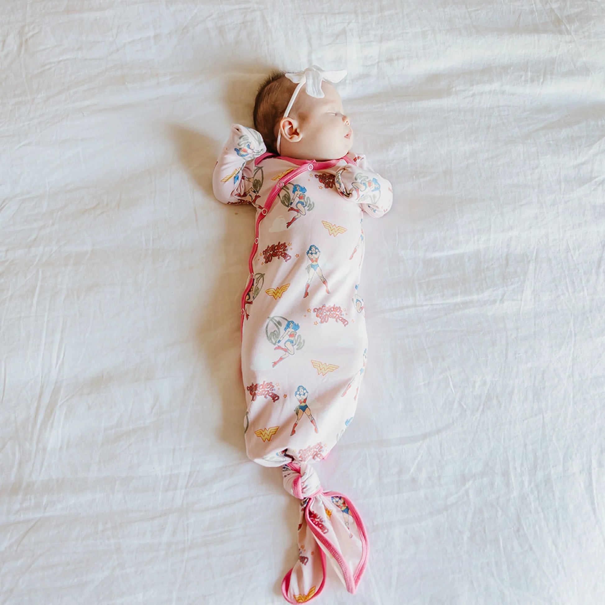 Wonder Woman Knotted Gown - Doodlebug's Children's Boutique