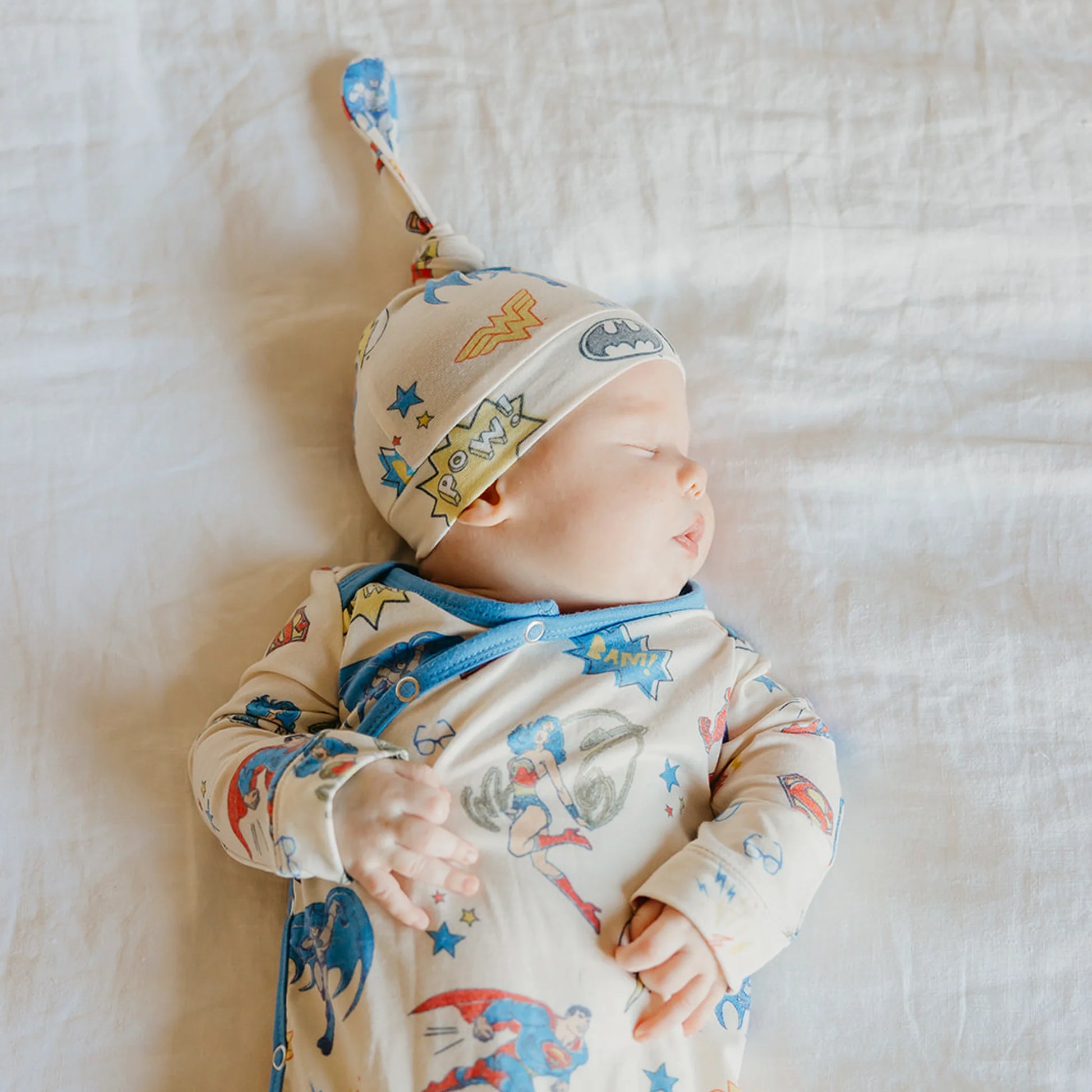 Justice League Knotted Gown - Doodlebug's Children's Boutique