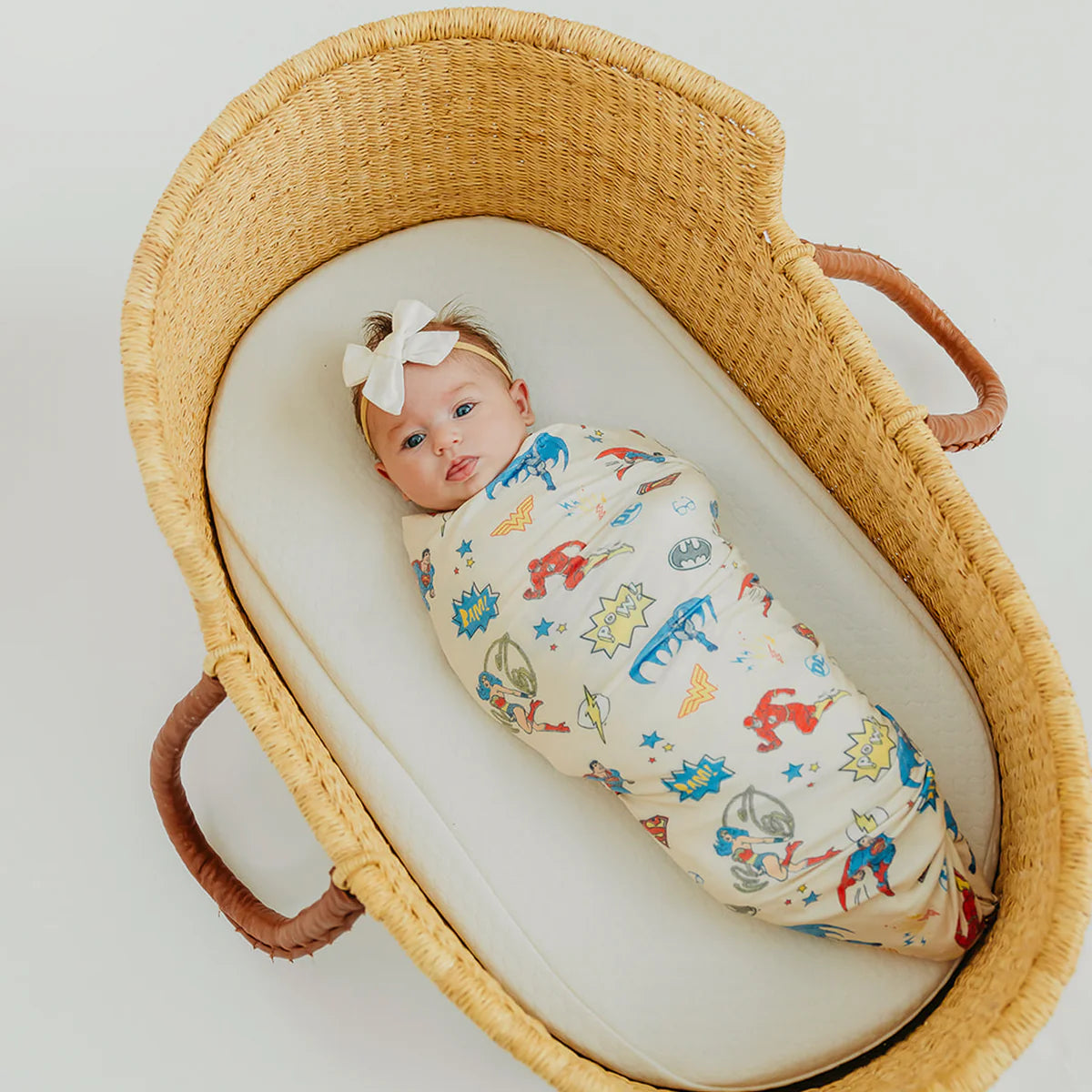 Justice League Swaddle Blanket - Doodlebug's Children's Boutique