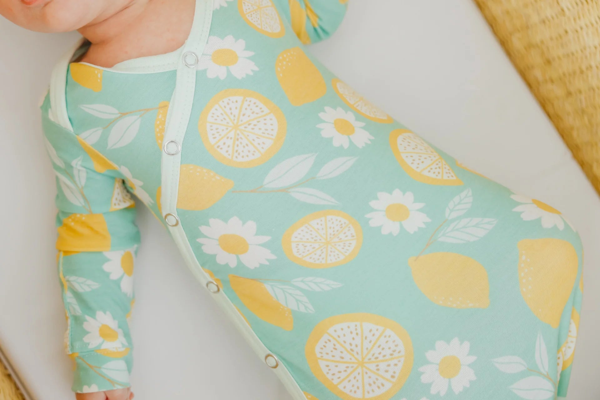 Lemon Knotted Gown  - Doodlebug's Children's Boutique