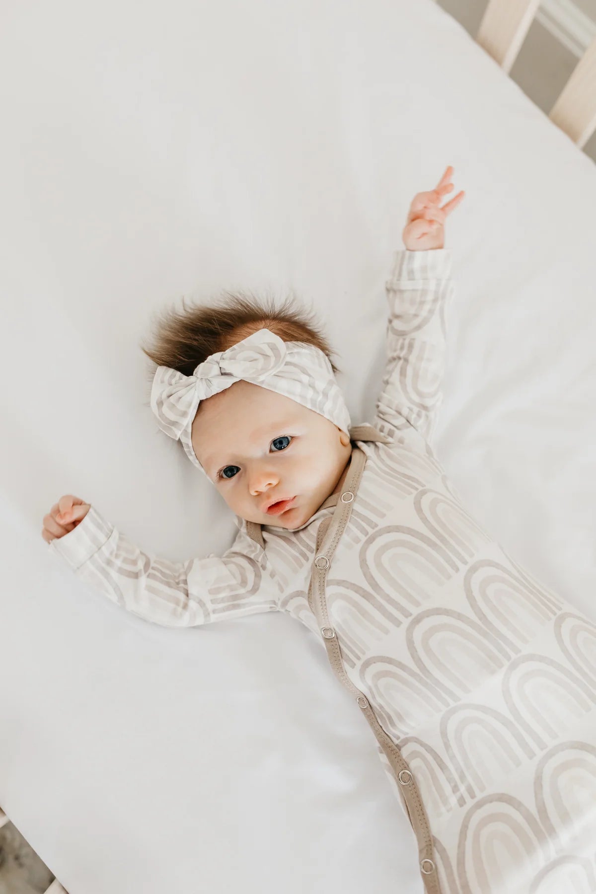 Bliss Knit Headband Bow  - Doodlebug's Children's Boutique