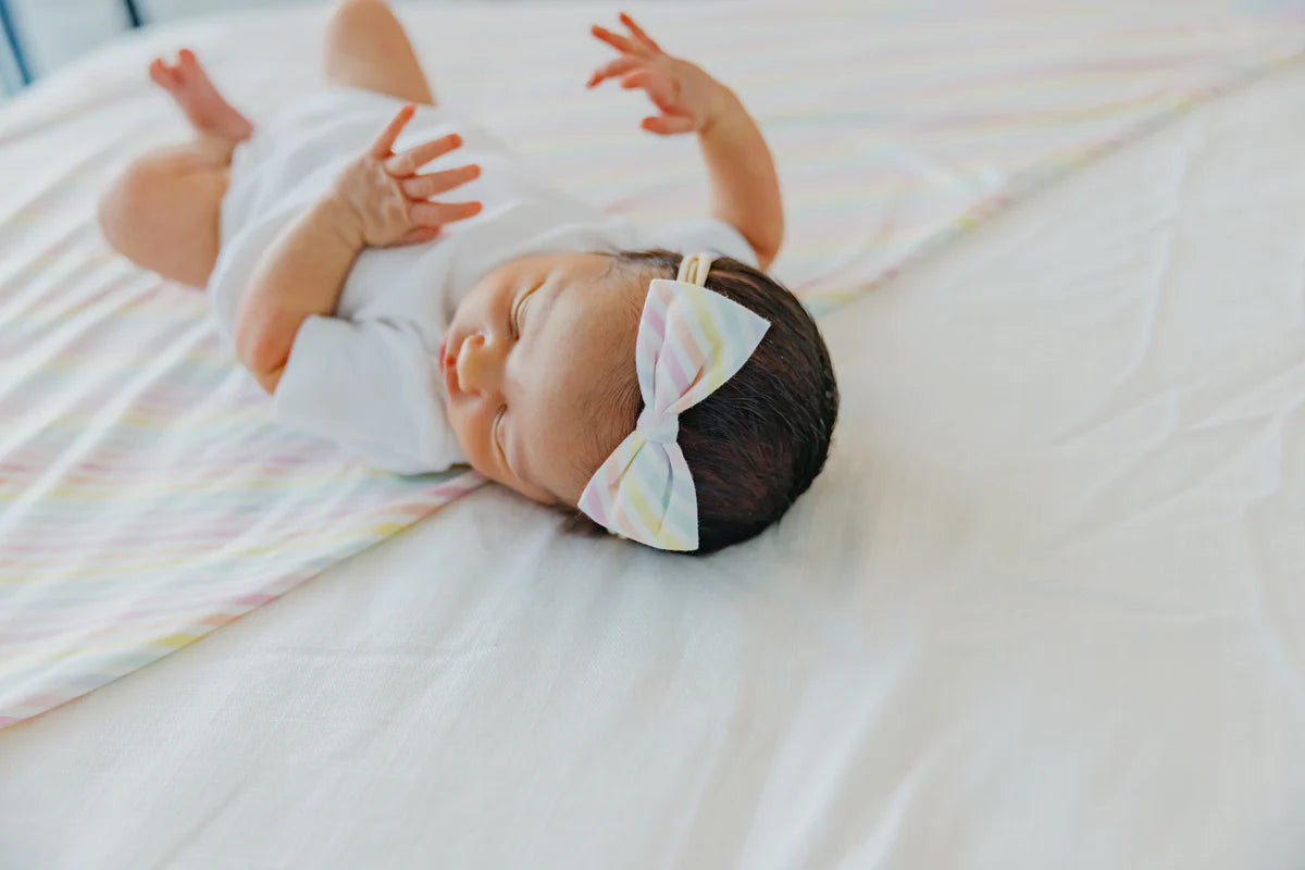Lucky Bowtie Nylon Bow  - Doodlebug's Children's Boutique
