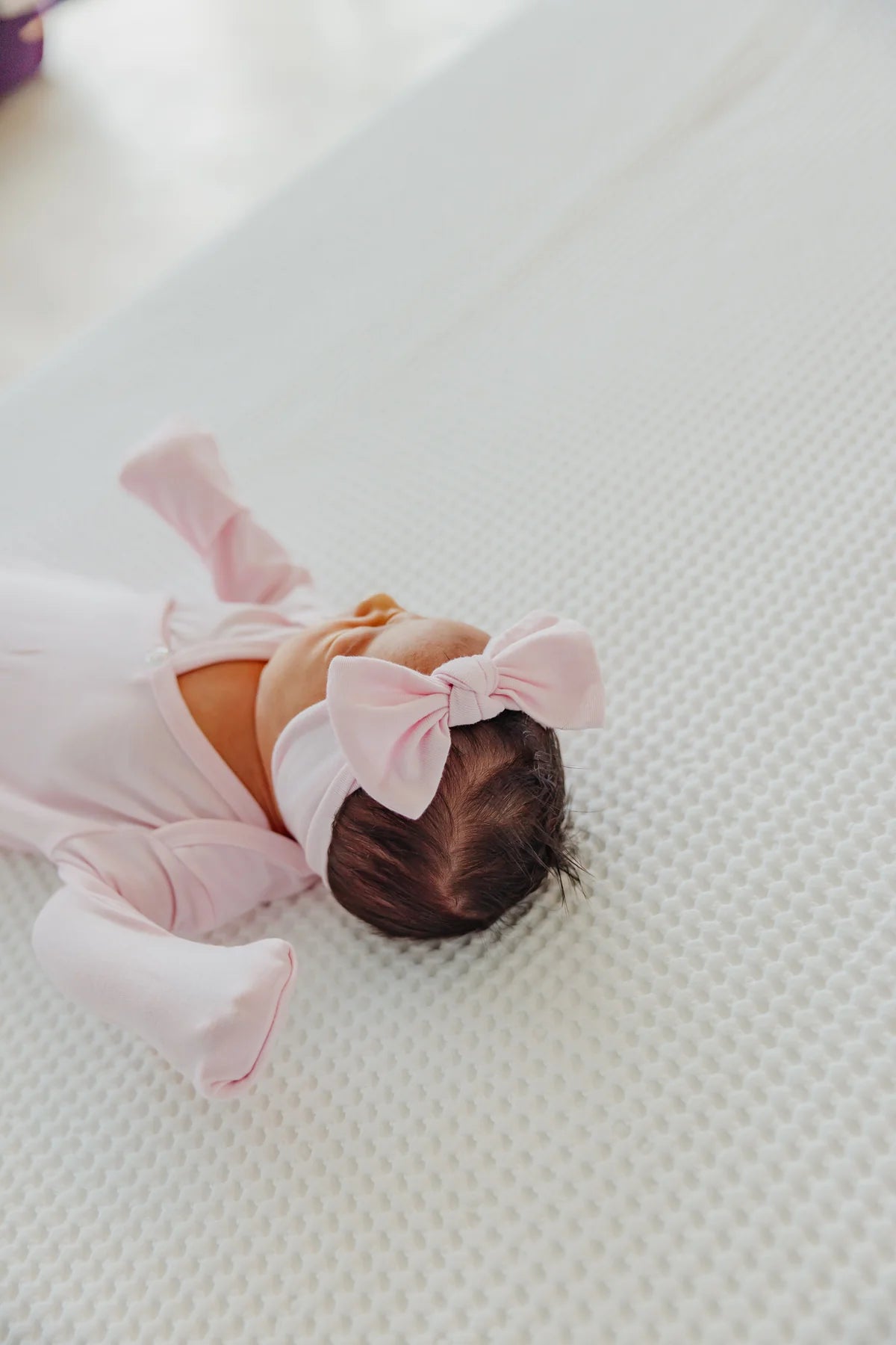 Blossom Knit Headband Bow  - Doodlebug's Children's Boutique