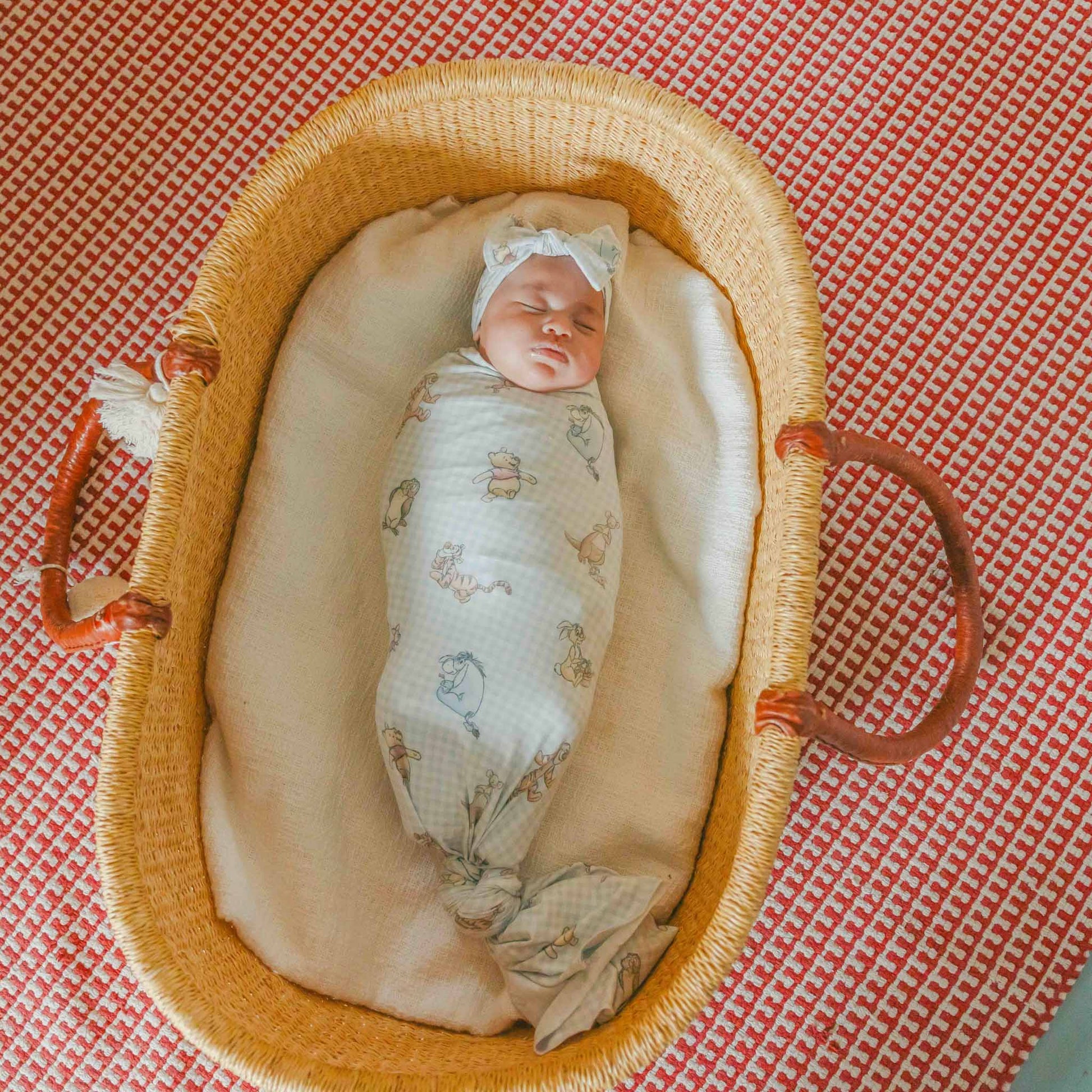 Winnie the Pooh and Friends Swaddle Blanket - Doodlebug's Children's Boutique