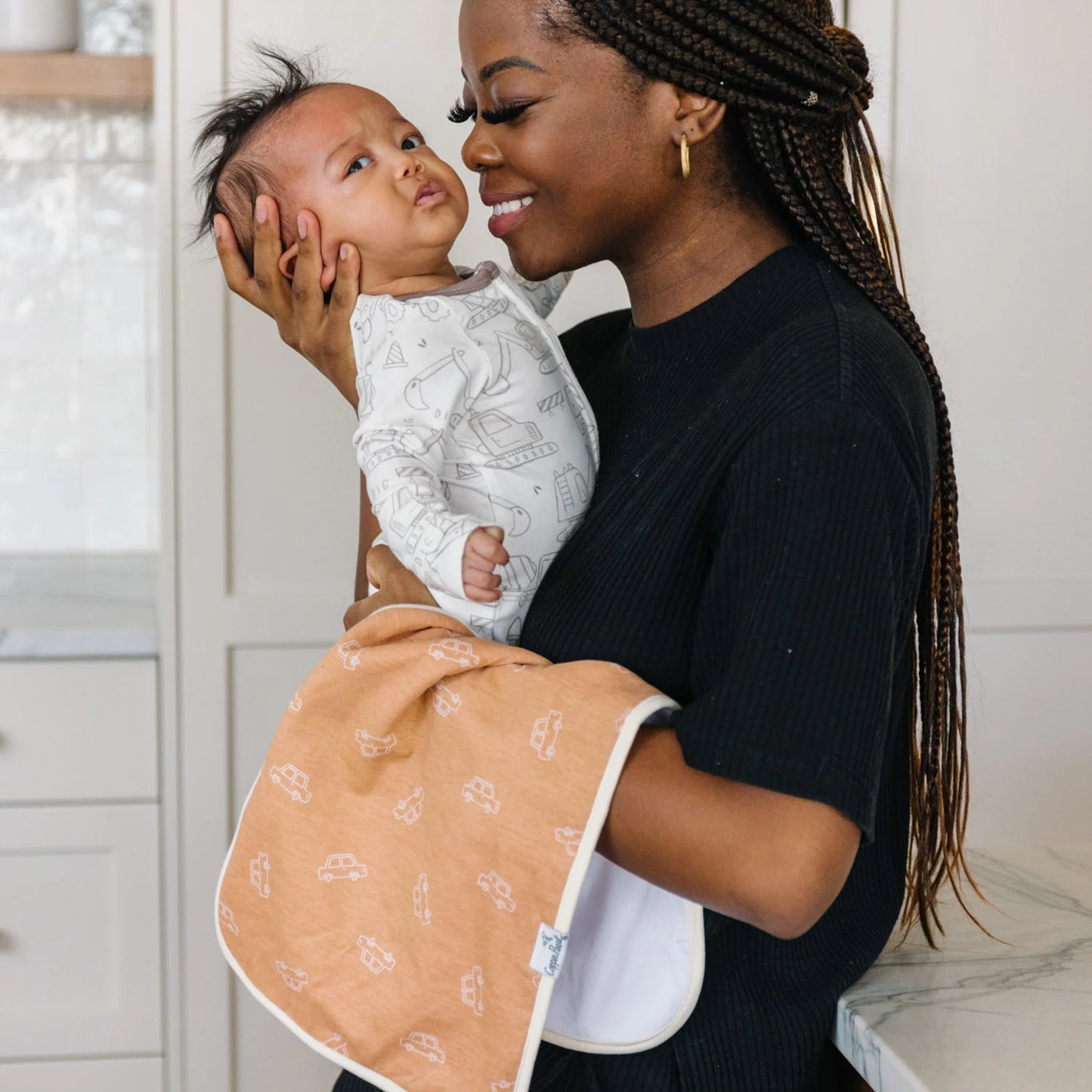 Gage 3 Pack Burp Cloths - Doodlebug's Children's Boutique