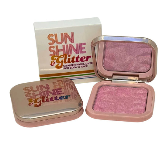 Highlighter Shimmer Compact in Coral Gold - Doodlebug's Children's Boutique