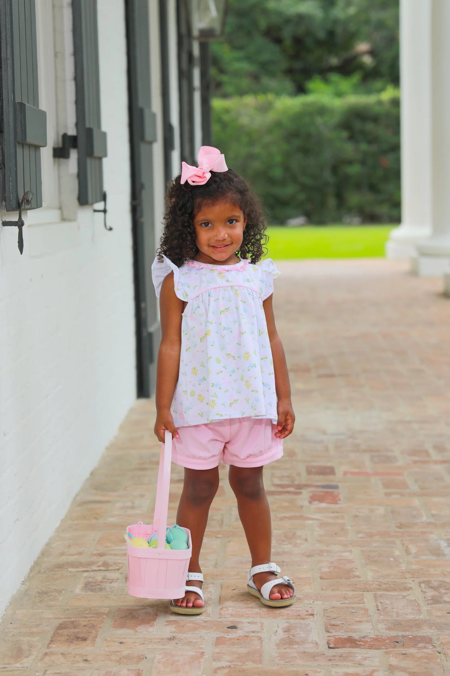 Cottontail Banded Short Set - Doodlebug's Children's Boutique