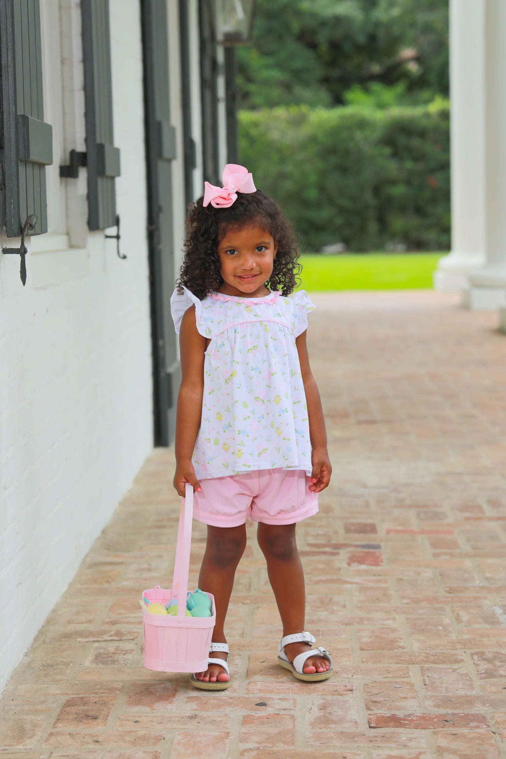 Cottontail Banded Short Set - Doodlebug's Children's Boutique