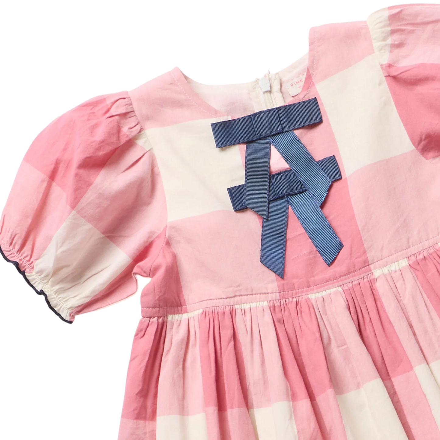 Hermione Dress in Pink Checks