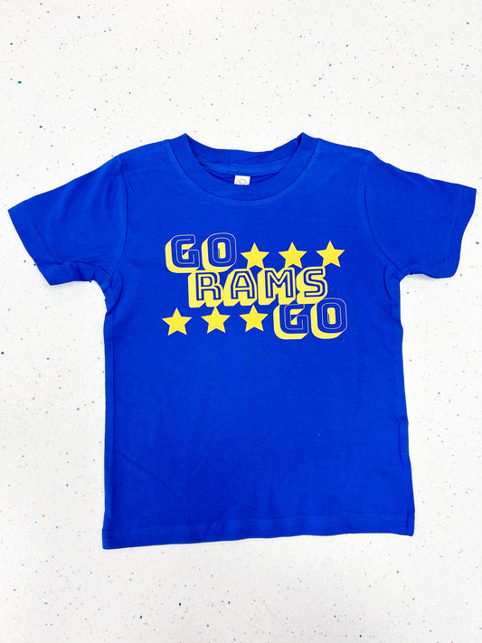 Go Rams Go Tee - Doodlebug's Children's Boutique