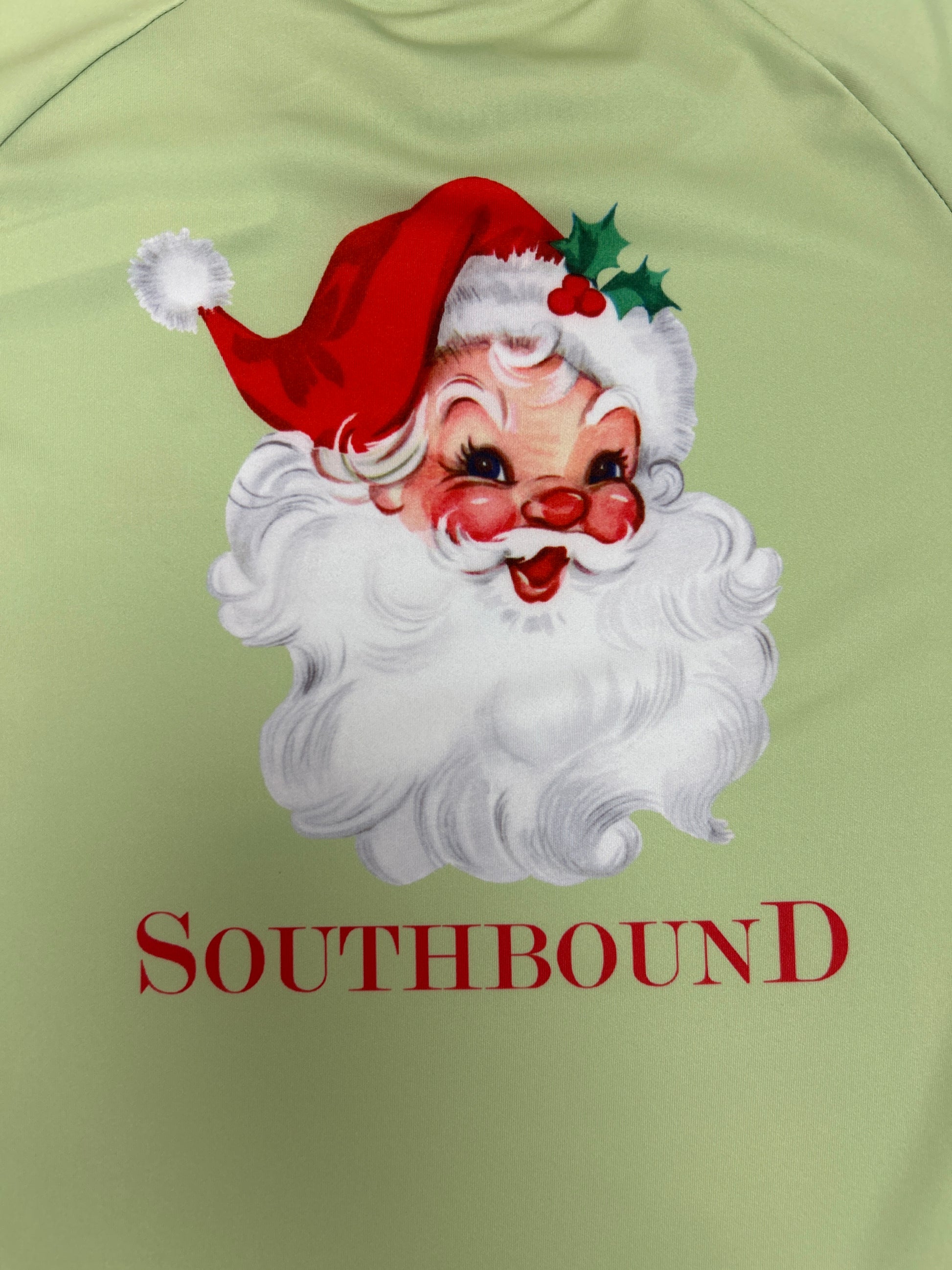 Long Sleeve Vintage Santa Performance Tee  - Doodlebug's Children's Boutique