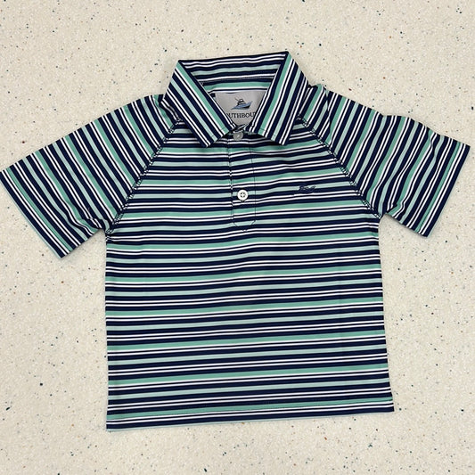 Polo Shirt in Cascade Stripe  - Doodlebug's Children's Boutique