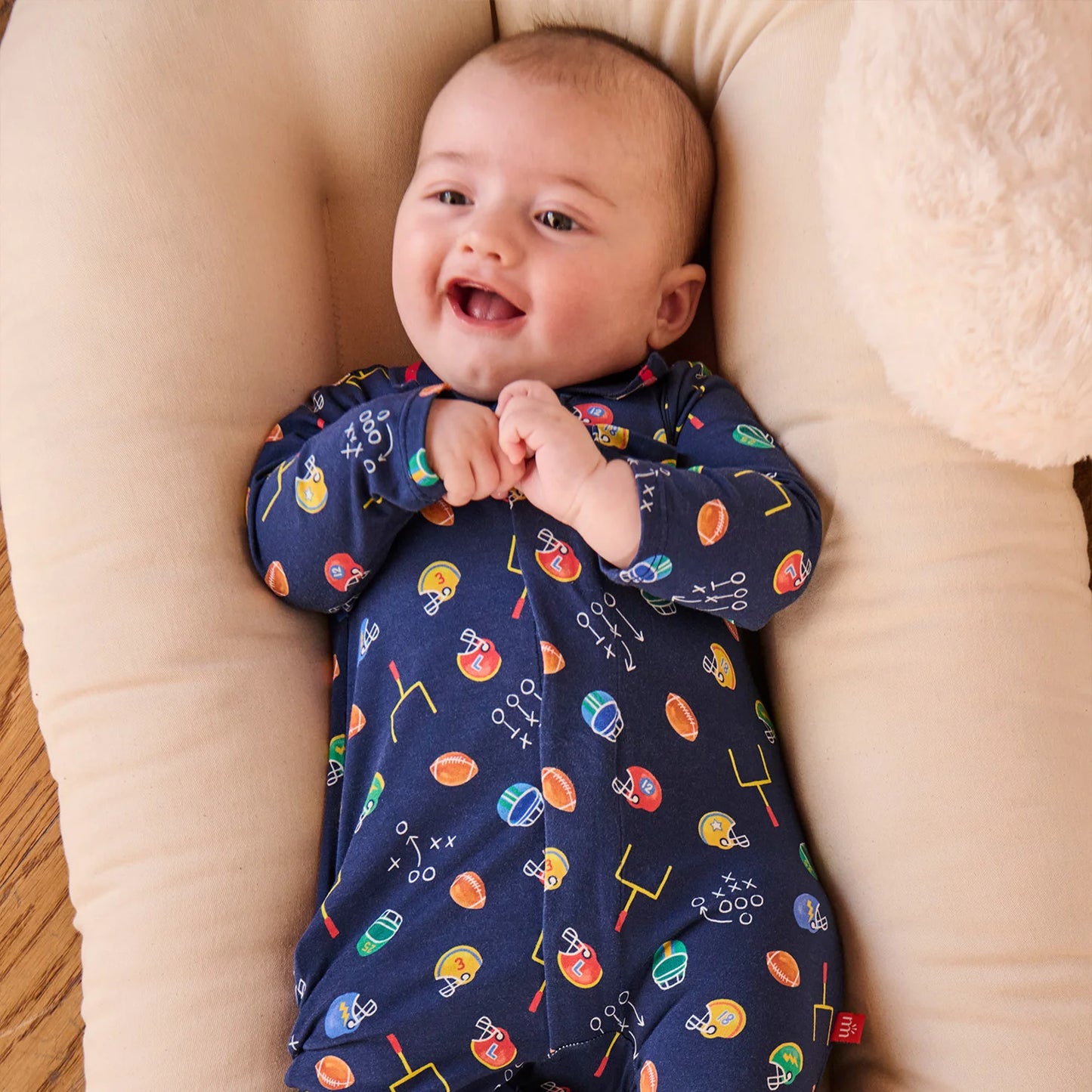 First Down Fun Magnetic Polo Romper