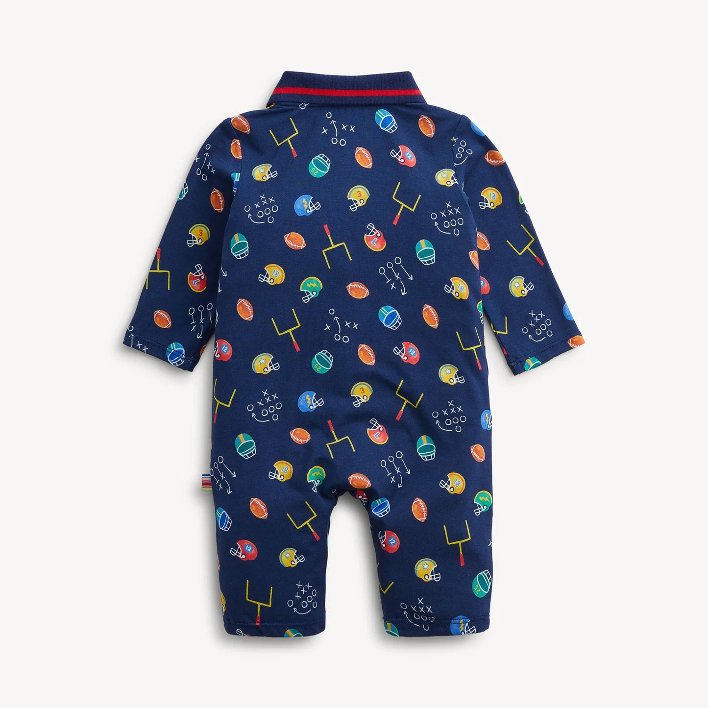 First Down Fun Magnetic Polo Romper