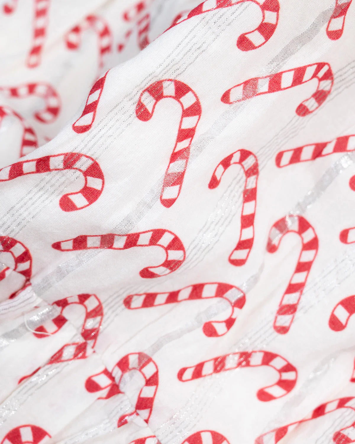 Candy Cane Puff Sleeve Bubble  - Doodlebug's Children's Boutique