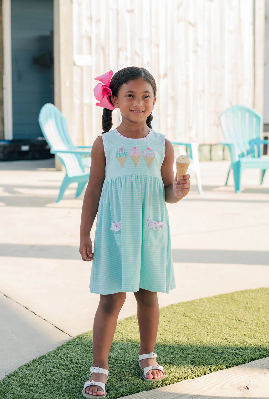 Triple Scoop Dress - Doodlebug's Children's Boutique