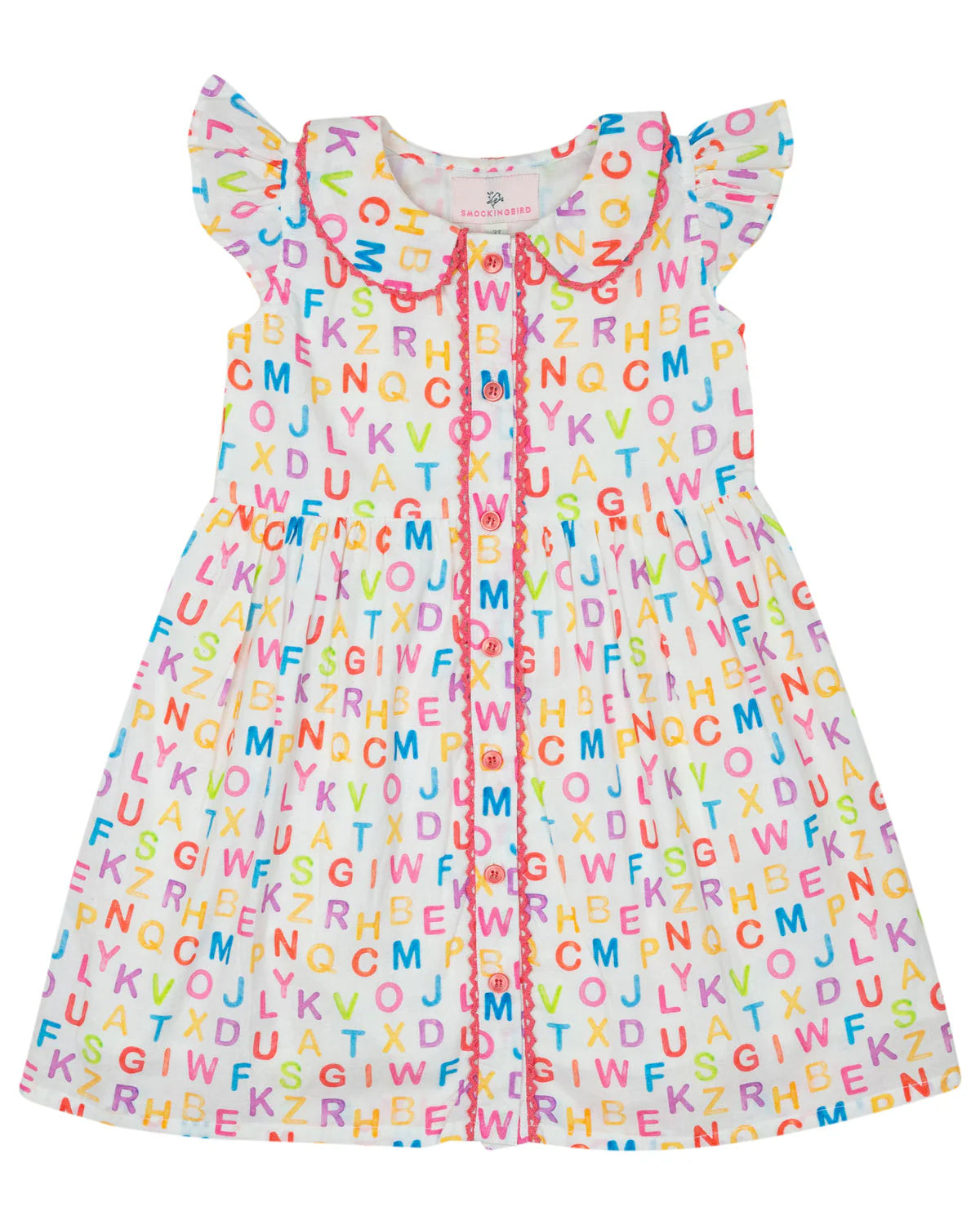 ABC Flutter Sleeve Dress - Doodlebug's Children's Boutique